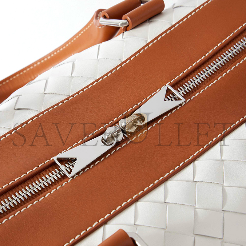 BOTTEGA VENETA INTRECCIATO LEATHER WEEKEND BAG (50*28*24cm)